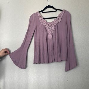 Women’s lavender dress top.